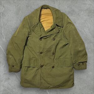 Vintage 1940s WWII Mackinaw Jeep Coat Jacket Mens Size 36 Wool Lining Military